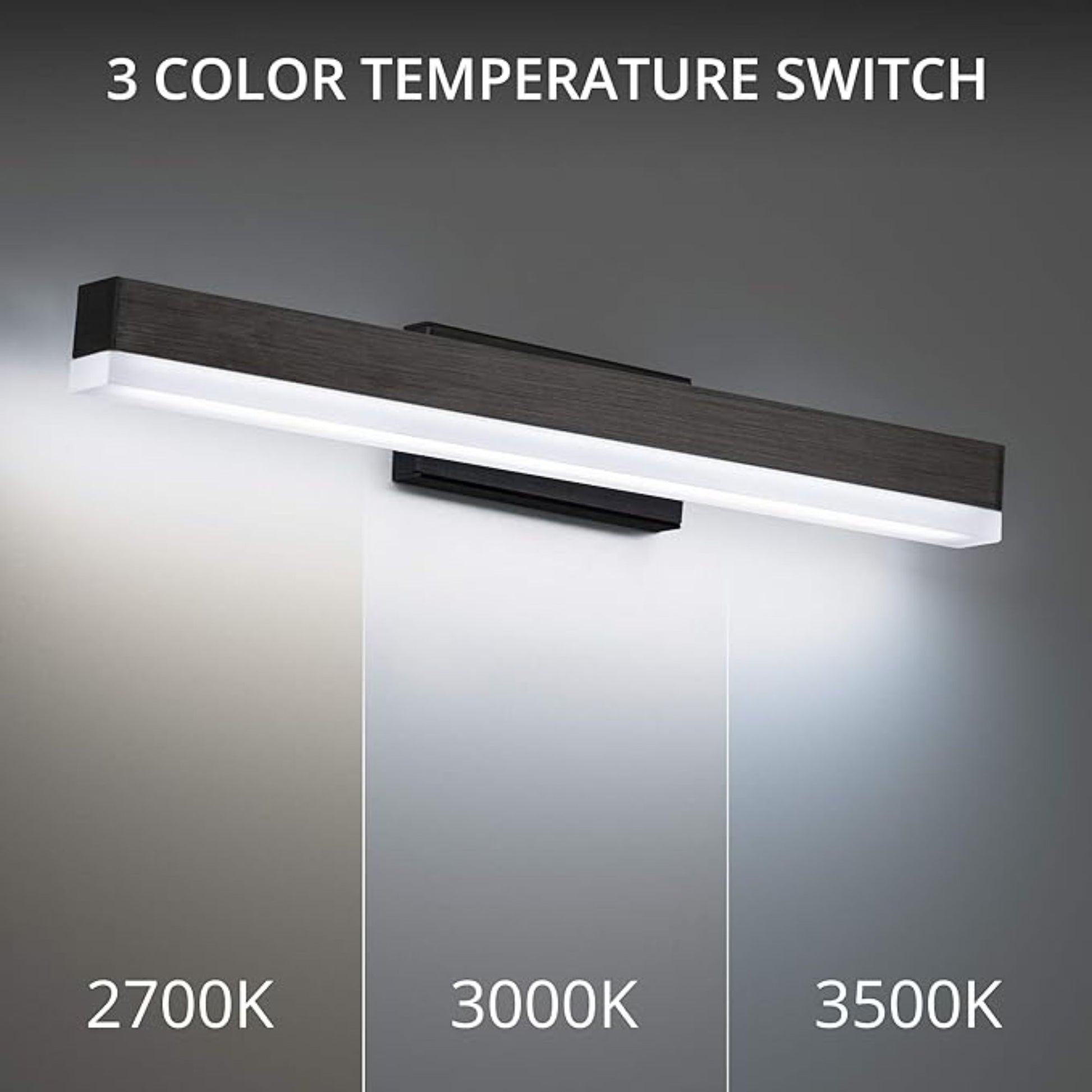 Styx 37" LED Bath, 3CCT, Brushed Black Finish - Bees Lighting