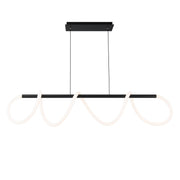 TIGHTROPE 46 in. LED Pendant Light Black Finish - Bees Lighting