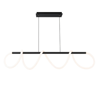 TIGHTROPE 46 in. LED Pendant Light Black Finish