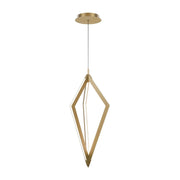 Tribeca 20" LED Pendant, 4CCT, Aged Brass Finish