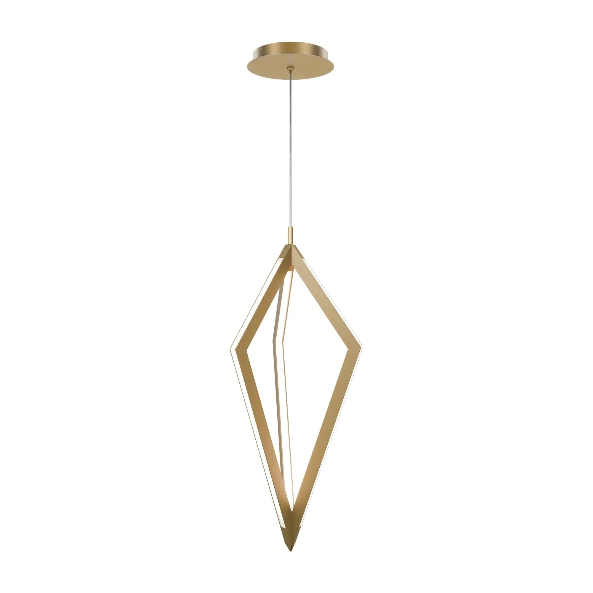 Tribeca 20" LED Pendant, 4CCT, Aged Brass Finish