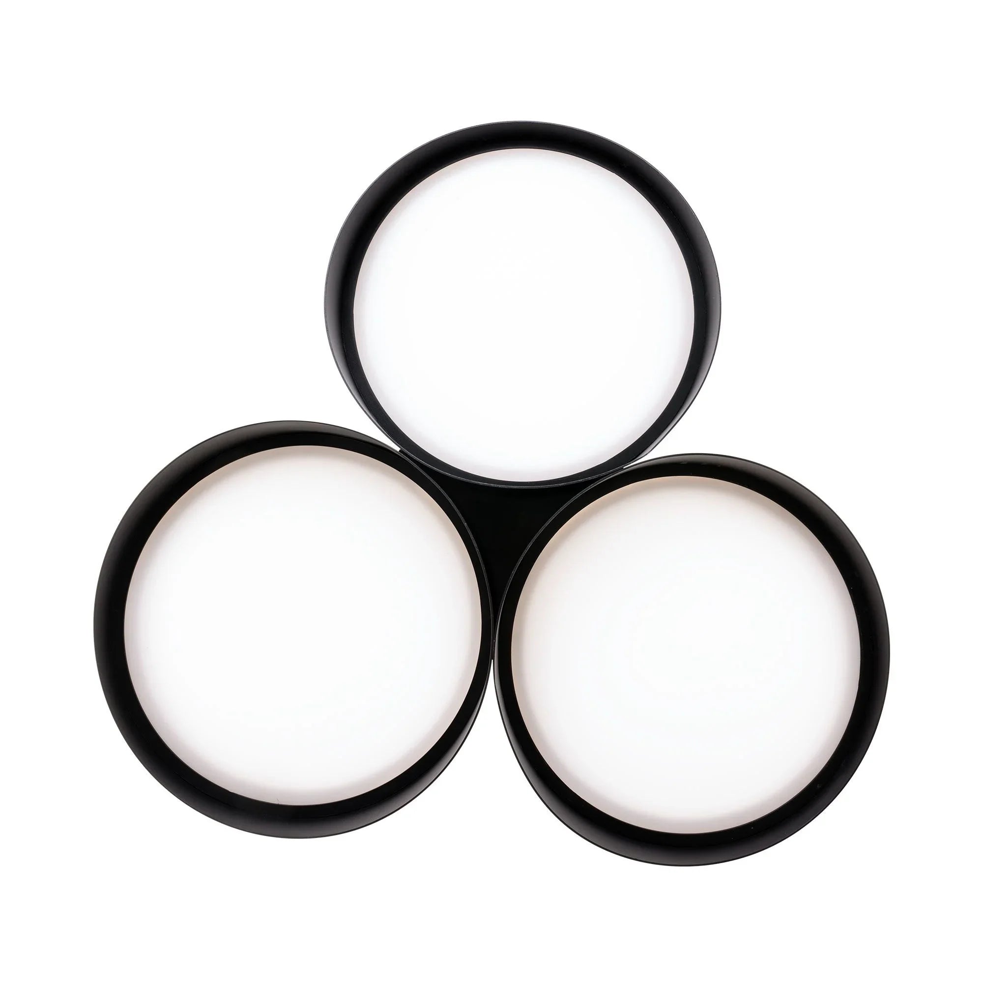 Triolet 36" LED Pendant, 4CCT, Black Finish