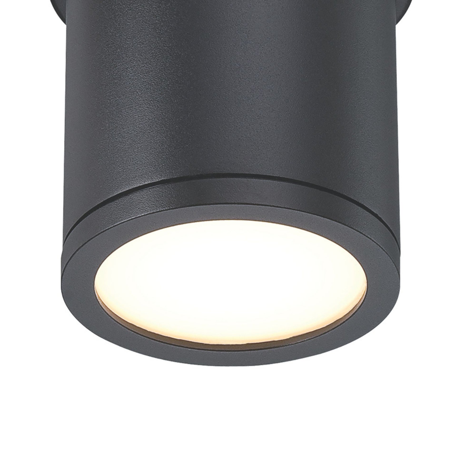 Tube 5 in. LED Flush Mount Light 120-277V, 3000K Black - Bees Lighting