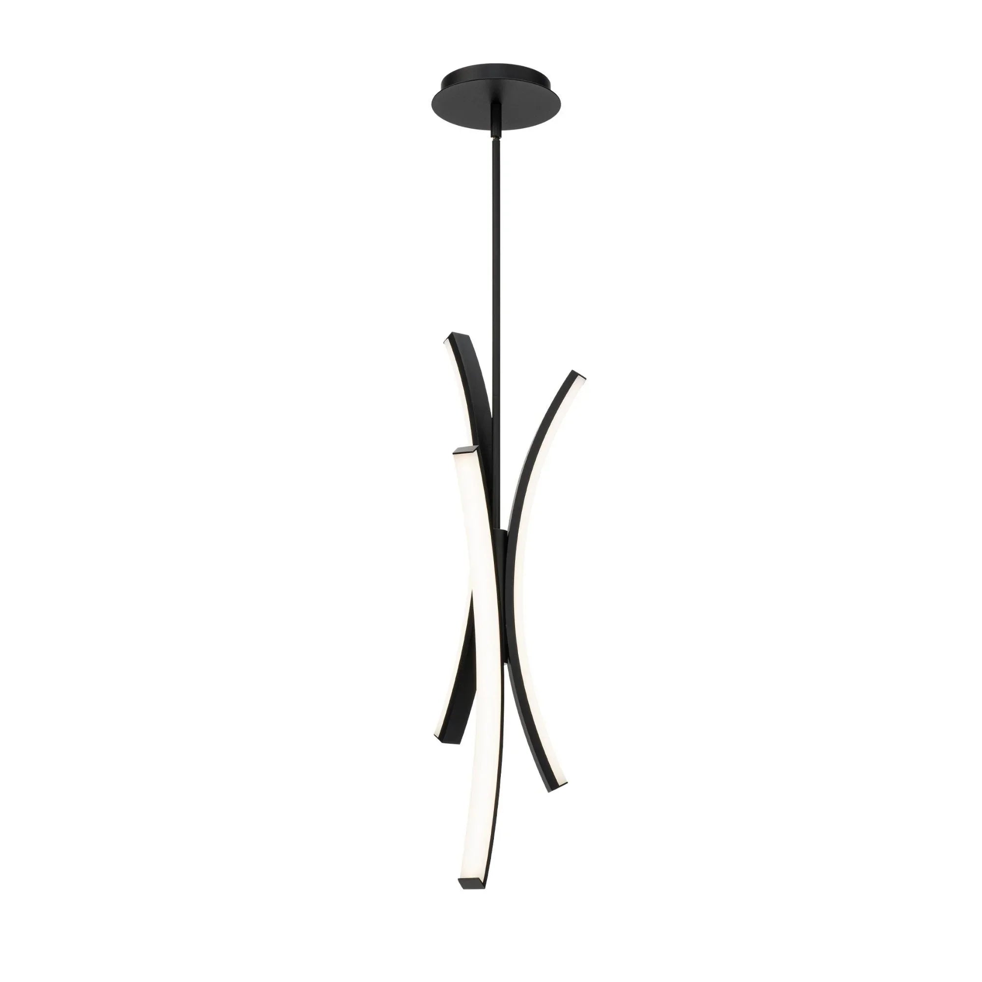 Tusk 25" LED Mini Pendant, 4CCT, Black Finish