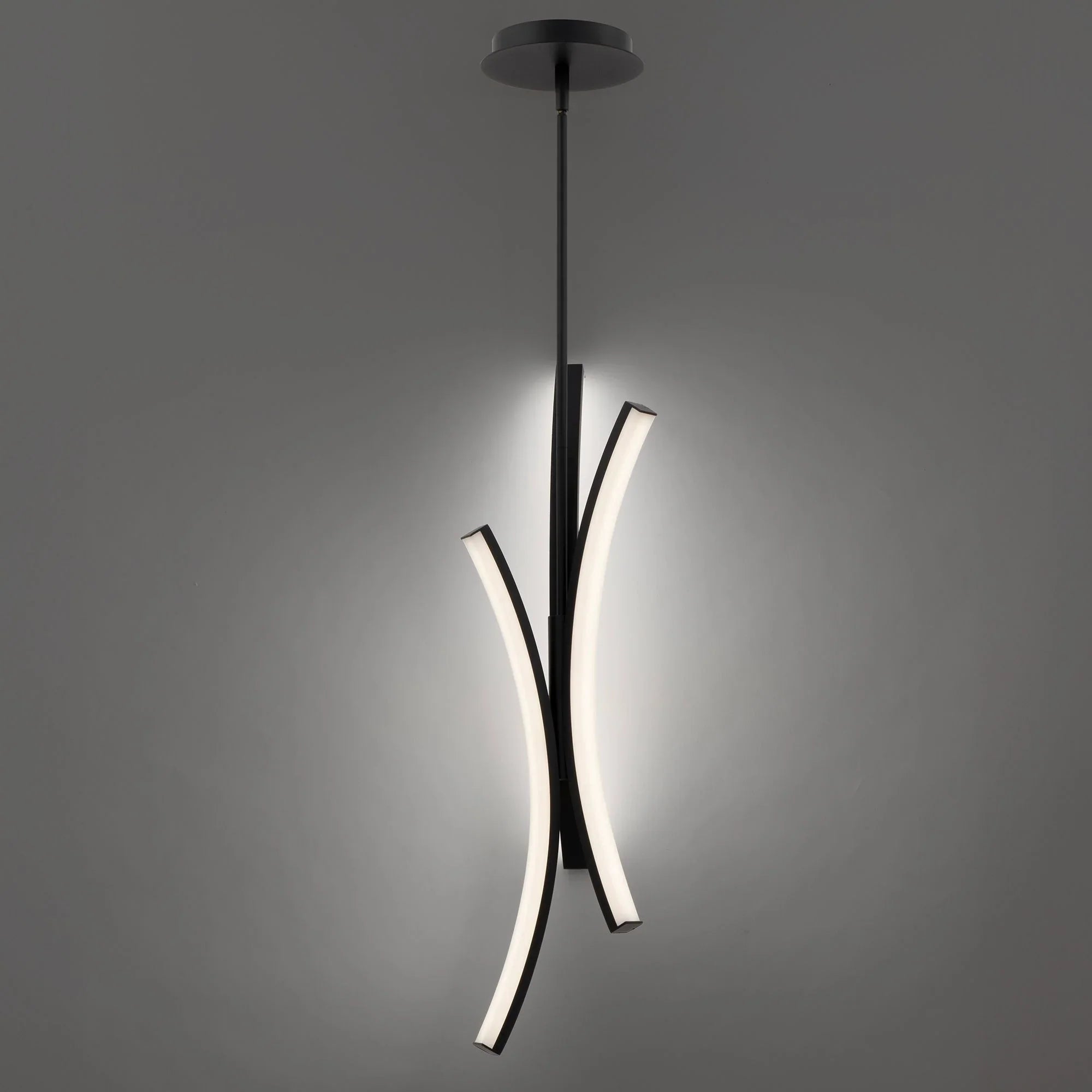 Tusk 25" LED Mini Pendant, 4CCT, Black Finish