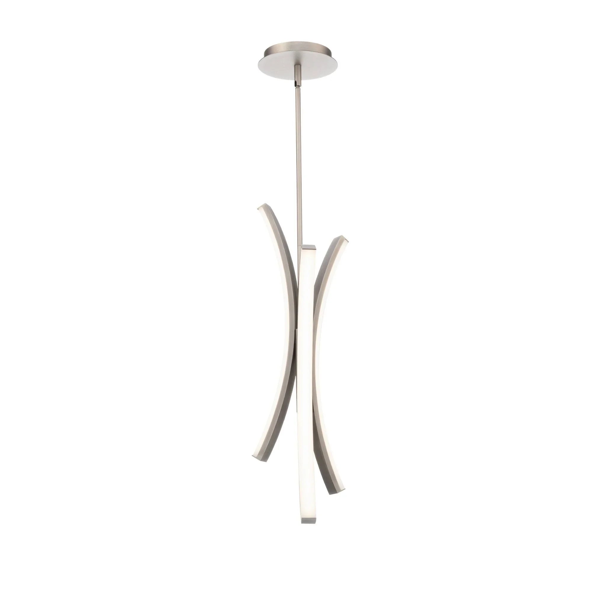 Tusk 25" LED Mini Pendant, 4CCT, Brushed Nickel Finish