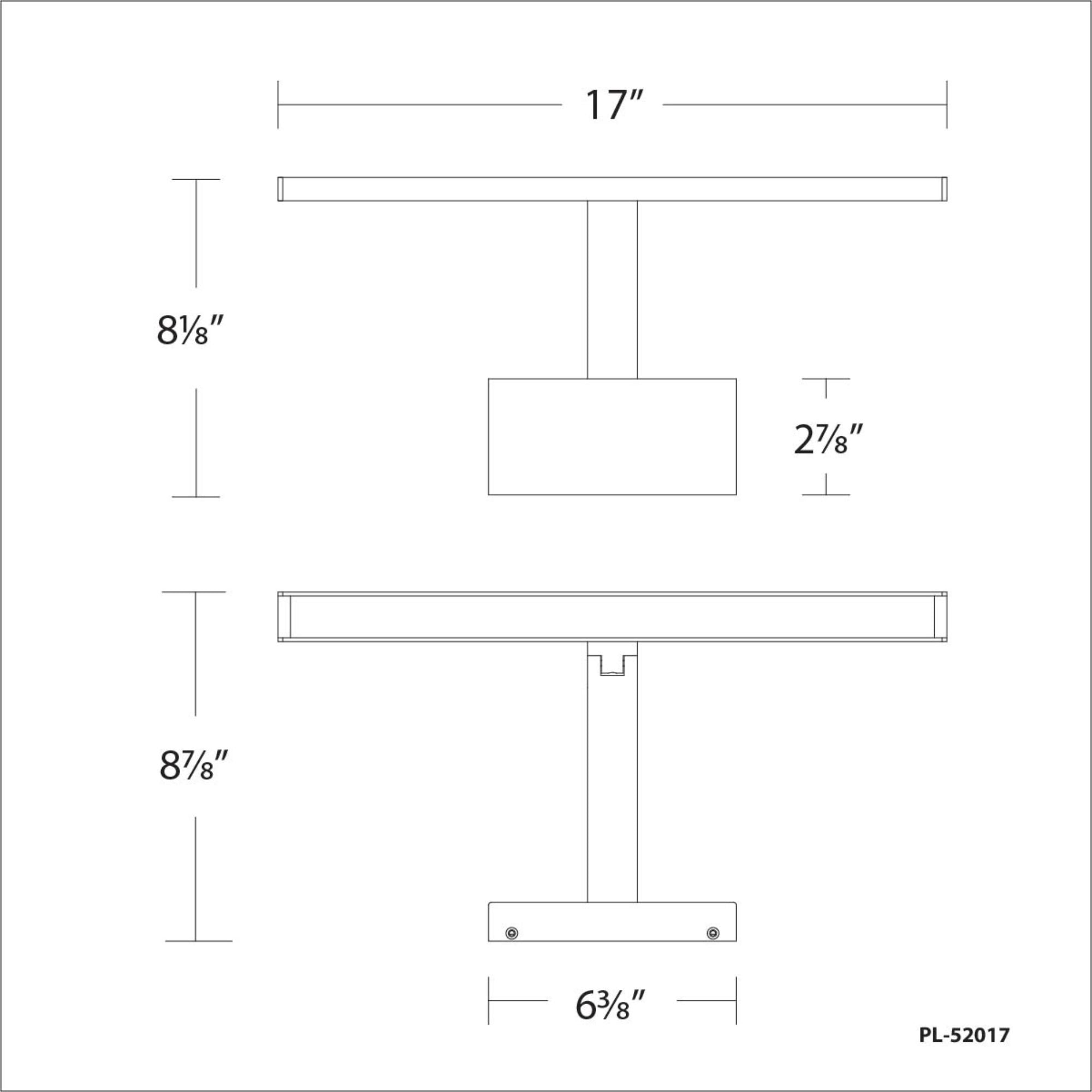 Uptown 17" LED Swing Arm Wall Lamp, Black Finish - Bees Lighting