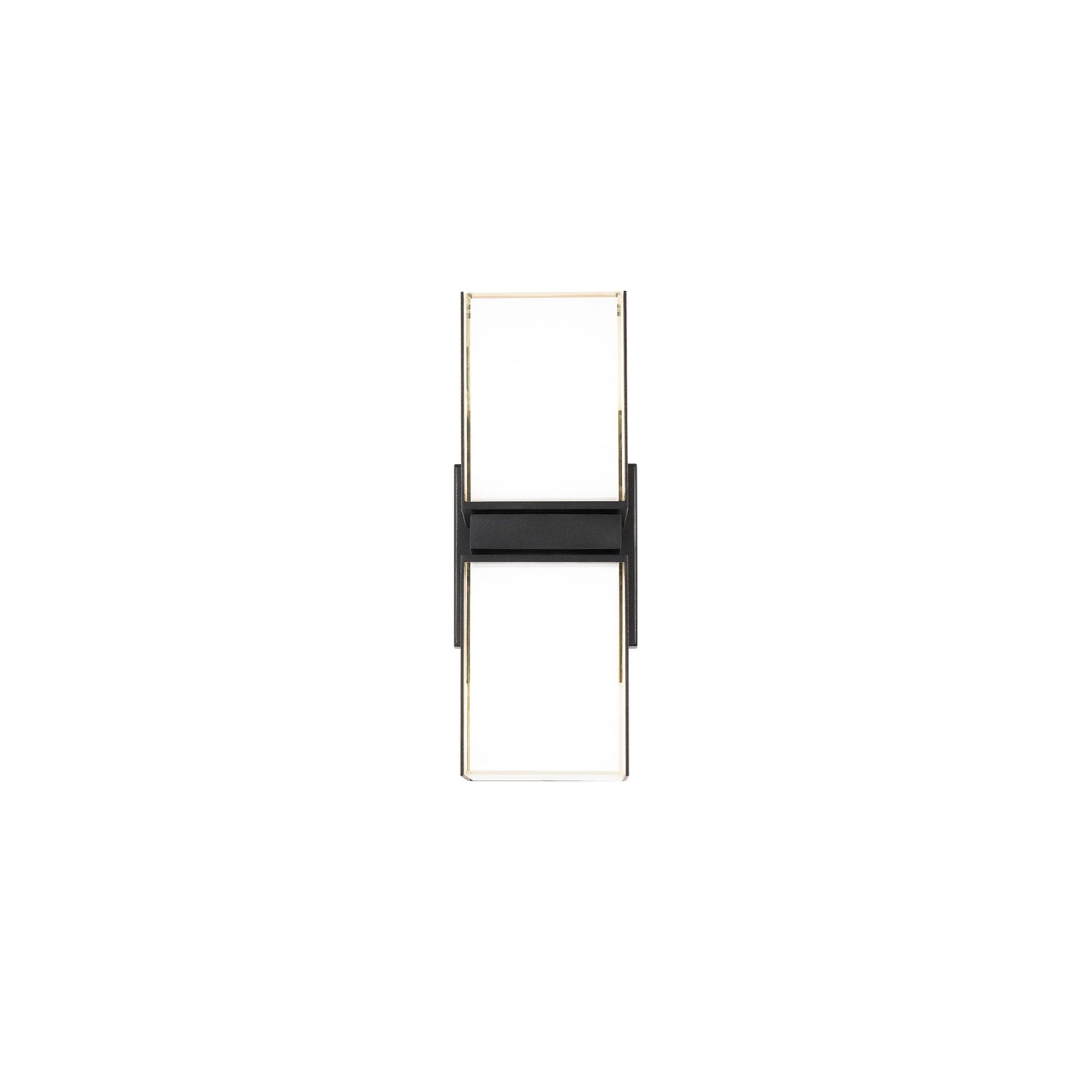 Vaiation 13" LED Outdoor Wall Sconce, 3CCT, Black Finish - Bees Lighting