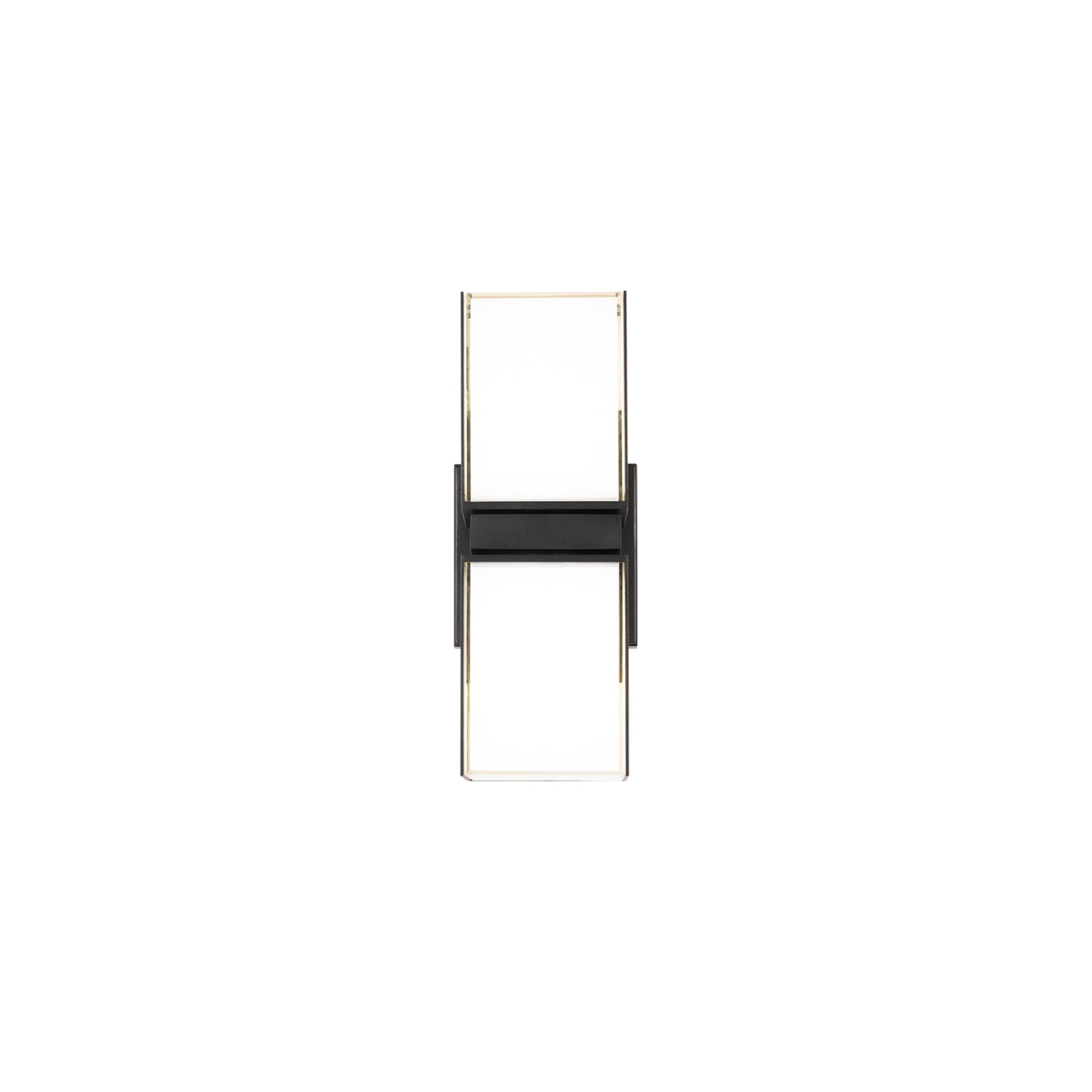 Vaiation 13" LED Outdoor Wall Sconce, 3CCT, Black Finish - Bees Lighting