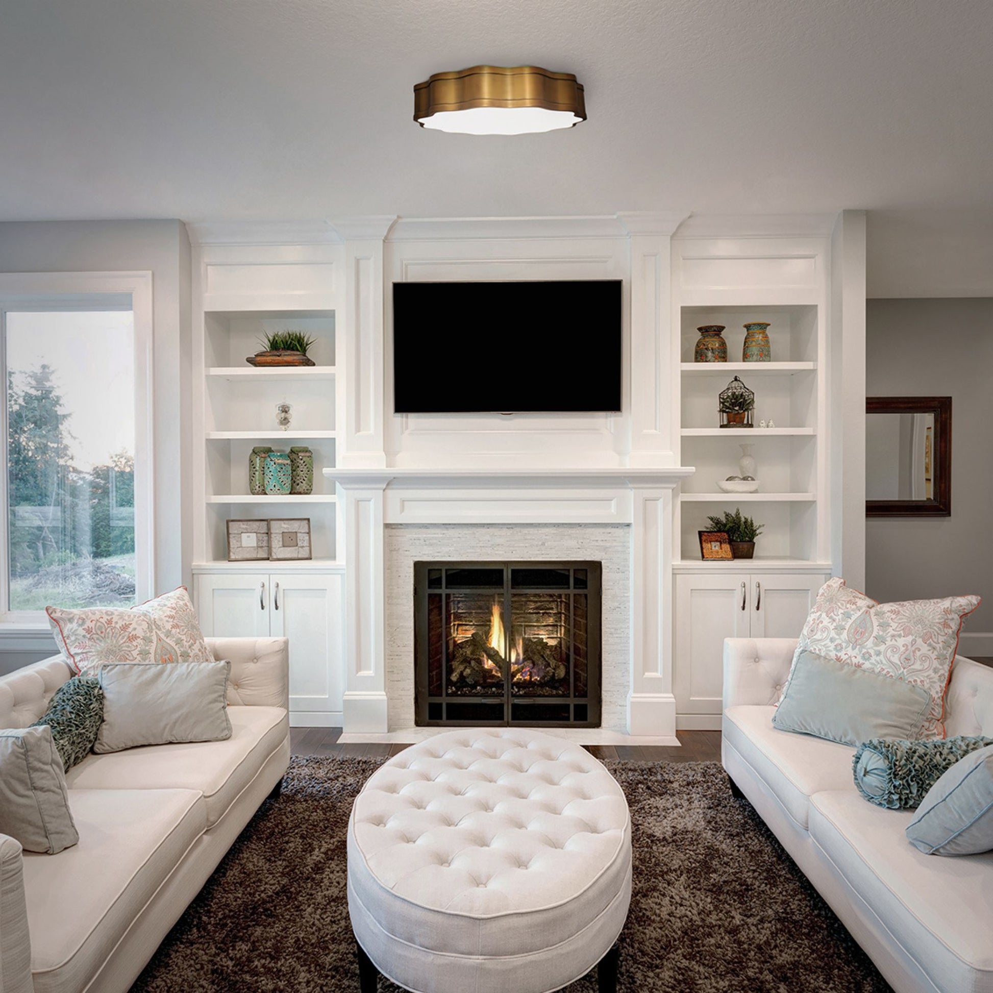 Vaughan LED Flush Mount 3000K - Bees Lighting