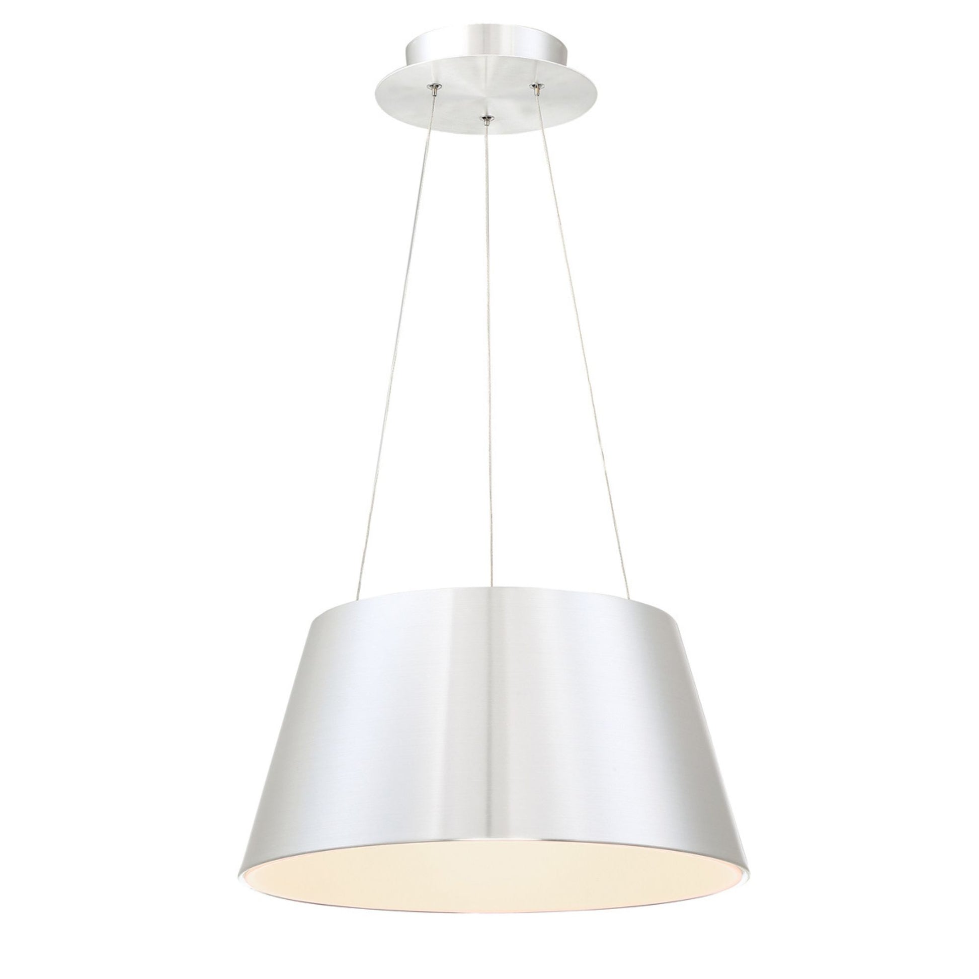 Vida 24" LED Pendant, Brushed Aluminum Finish - Bees Lighting
