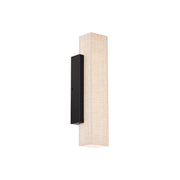 Volga 18" LED Wall Sconce, 3CCT, Black Finish - Bees Lighting