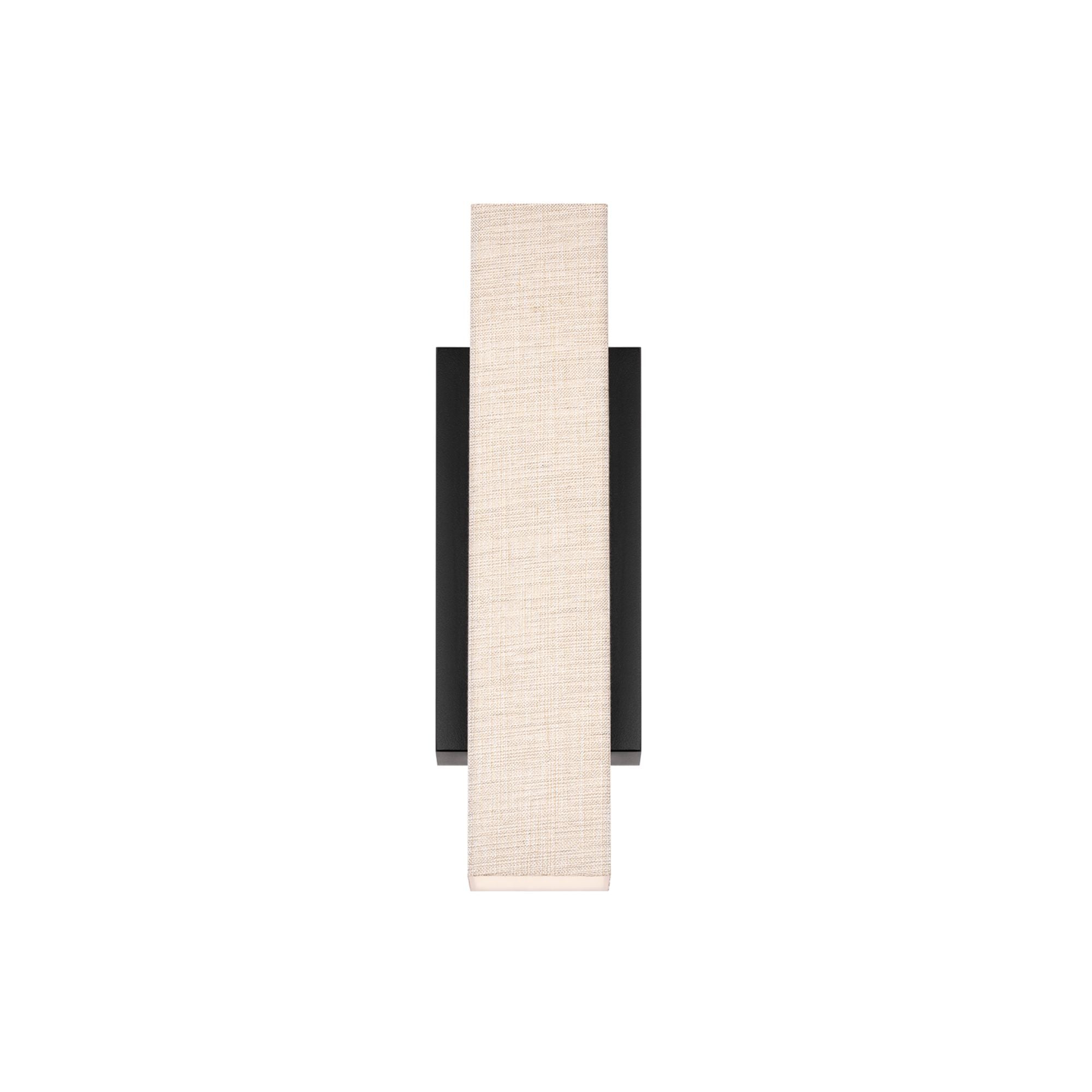 Volga 18" LED Wall Sconce, 3CCT, Black Finish - Bees Lighting