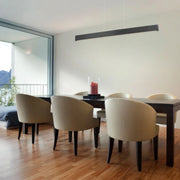 Volo 44" LED Pendant, Brushed Black Finish - Bees Lighting