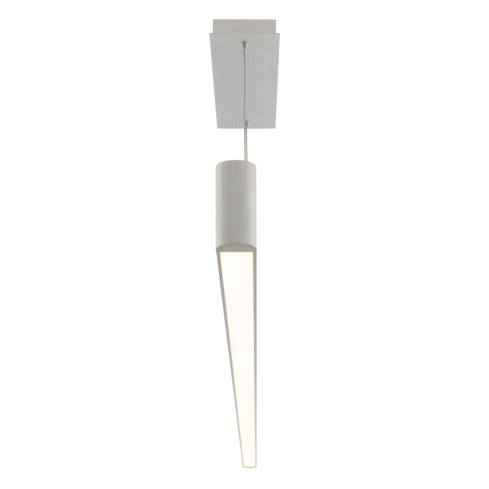 WAC Lighting Volo 74.5 in. Pendant Light, Brushed Aluminum with Polycarbonate Diffuser