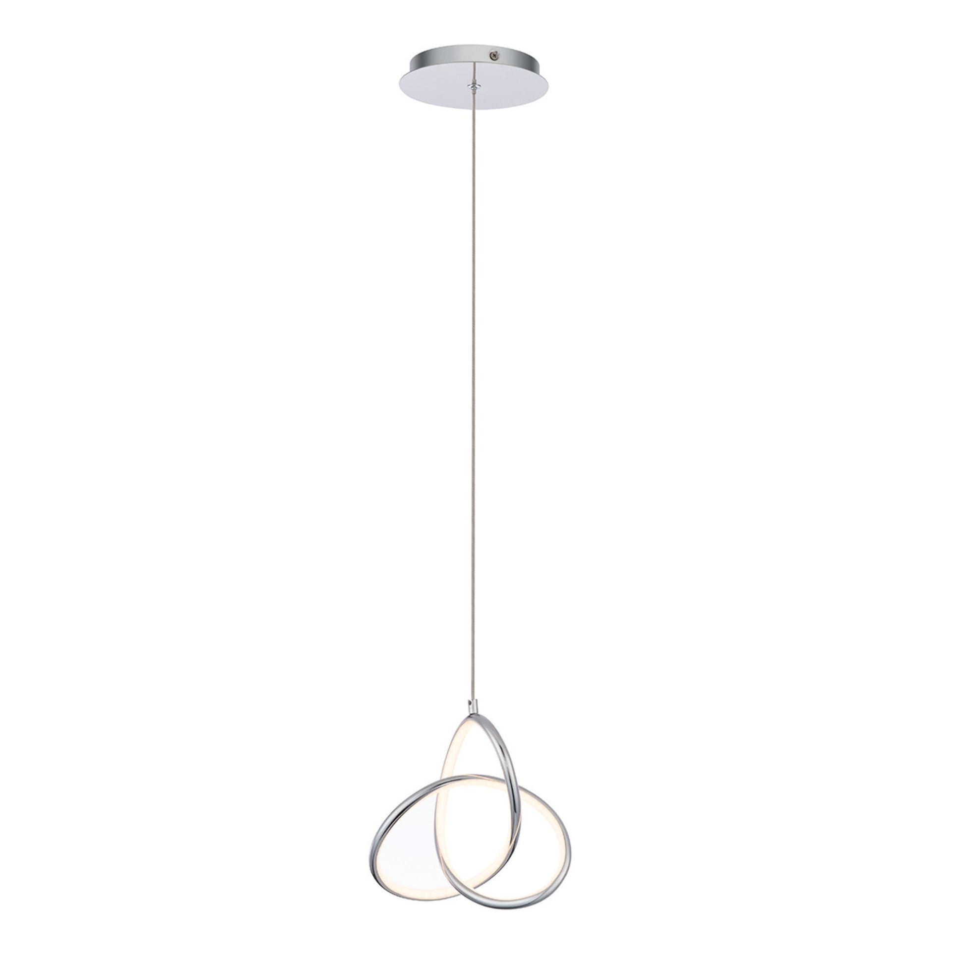 Vornado 7" LED Pendant, Chrome Finish - Bees Lighting