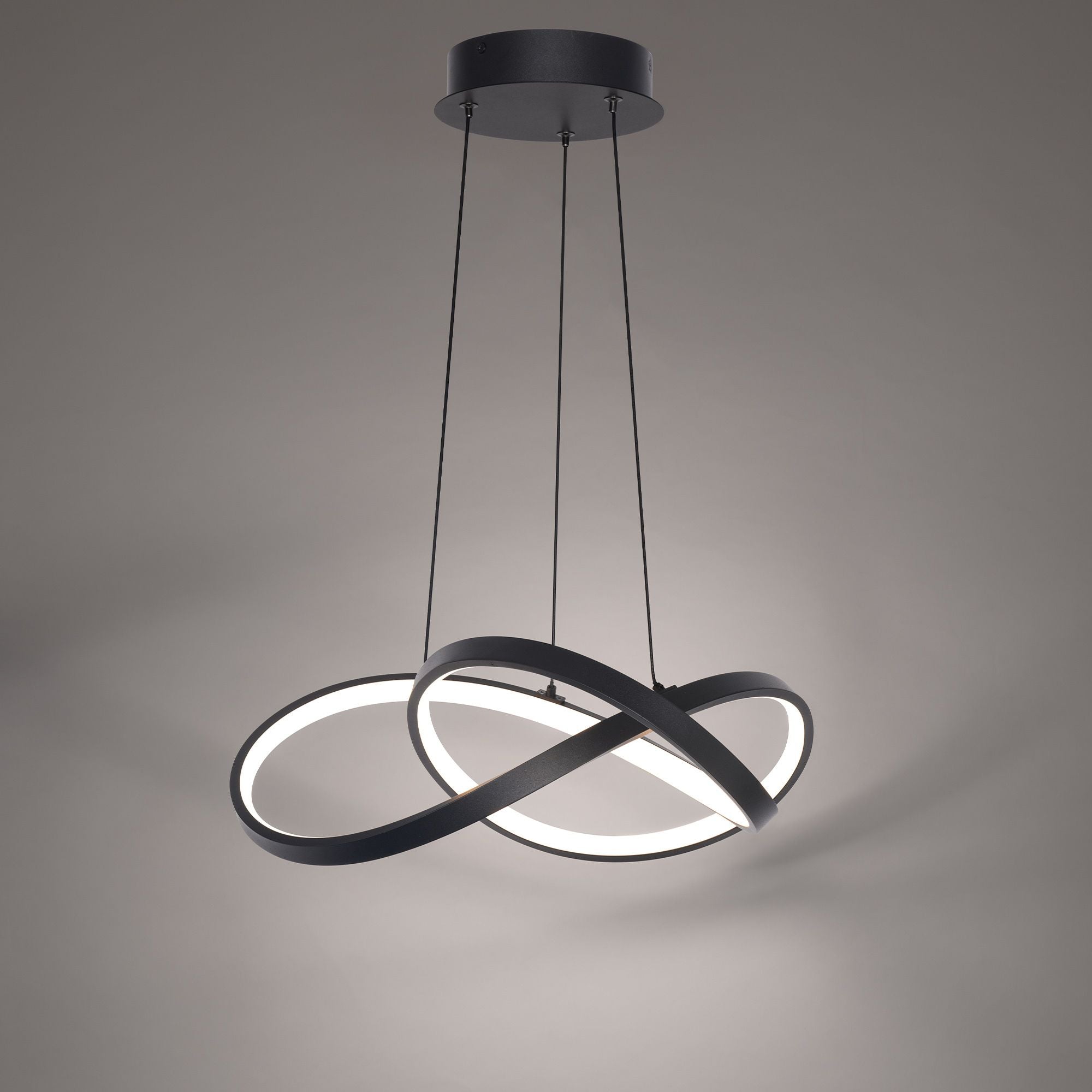 Vornado 20" LED Pendant, Black Finish - Bees Lighting