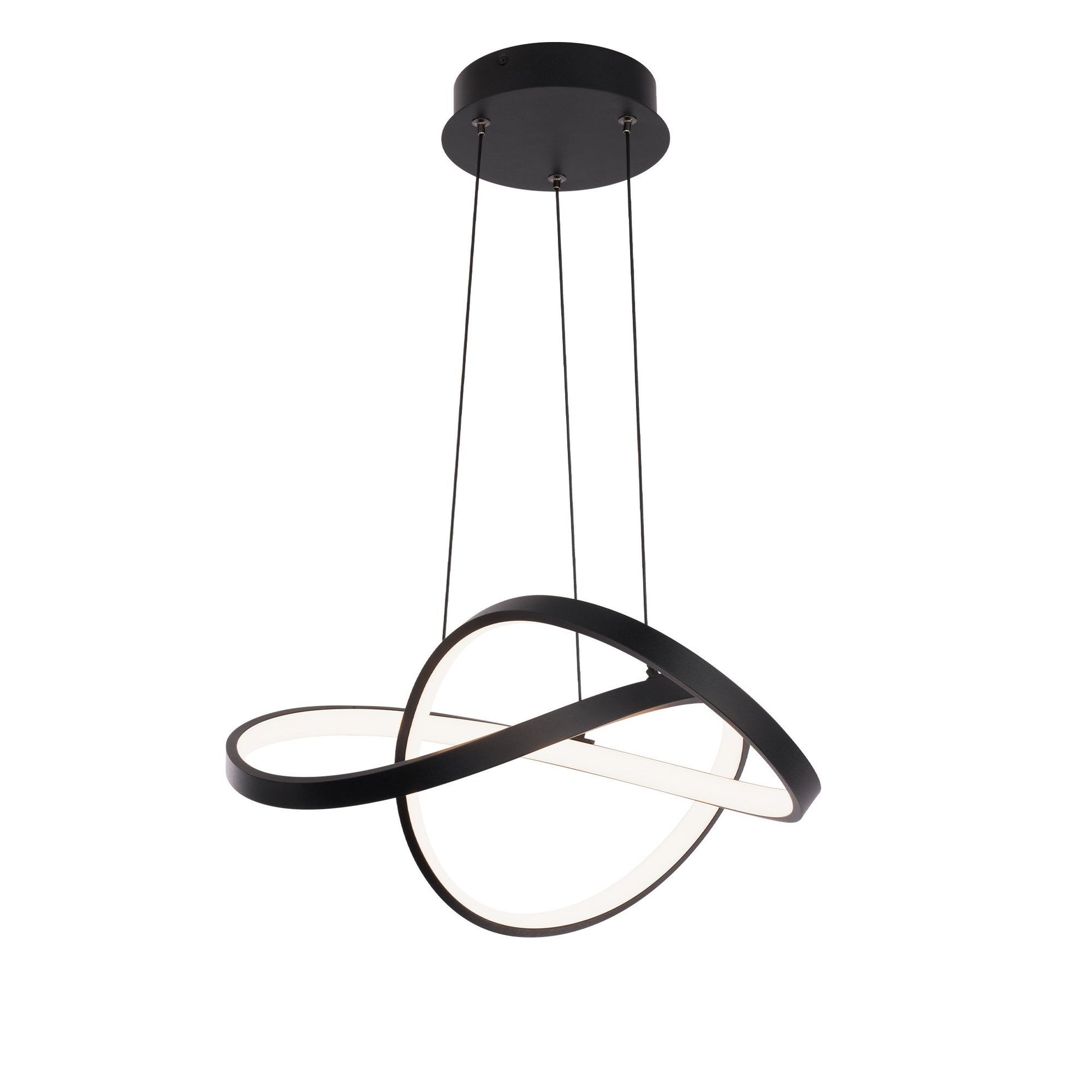 Vornado 20" LED Pendant, Black Finish - Bees Lighting