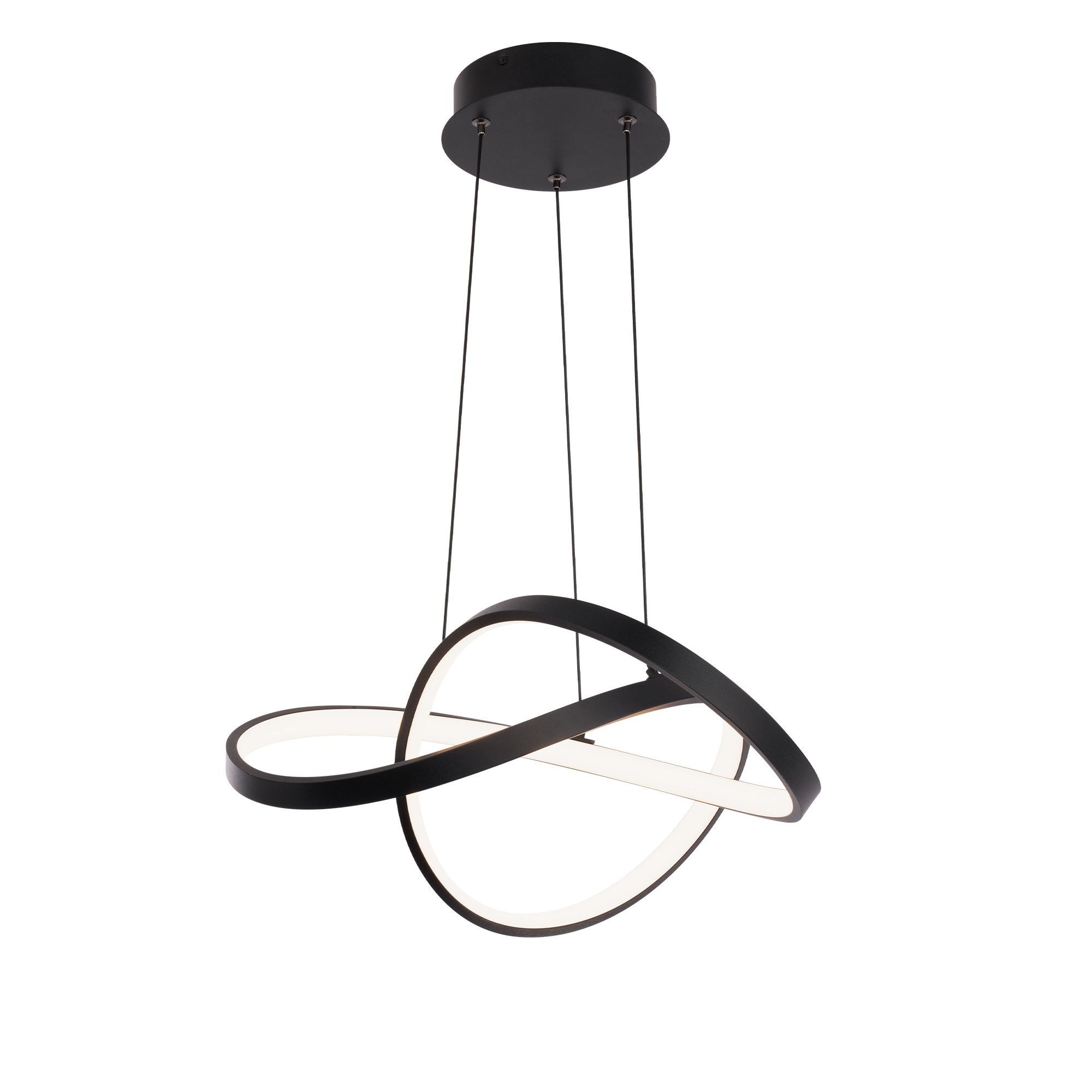 Vornado 20" LED Pendant, Black Finish - Bees Lighting