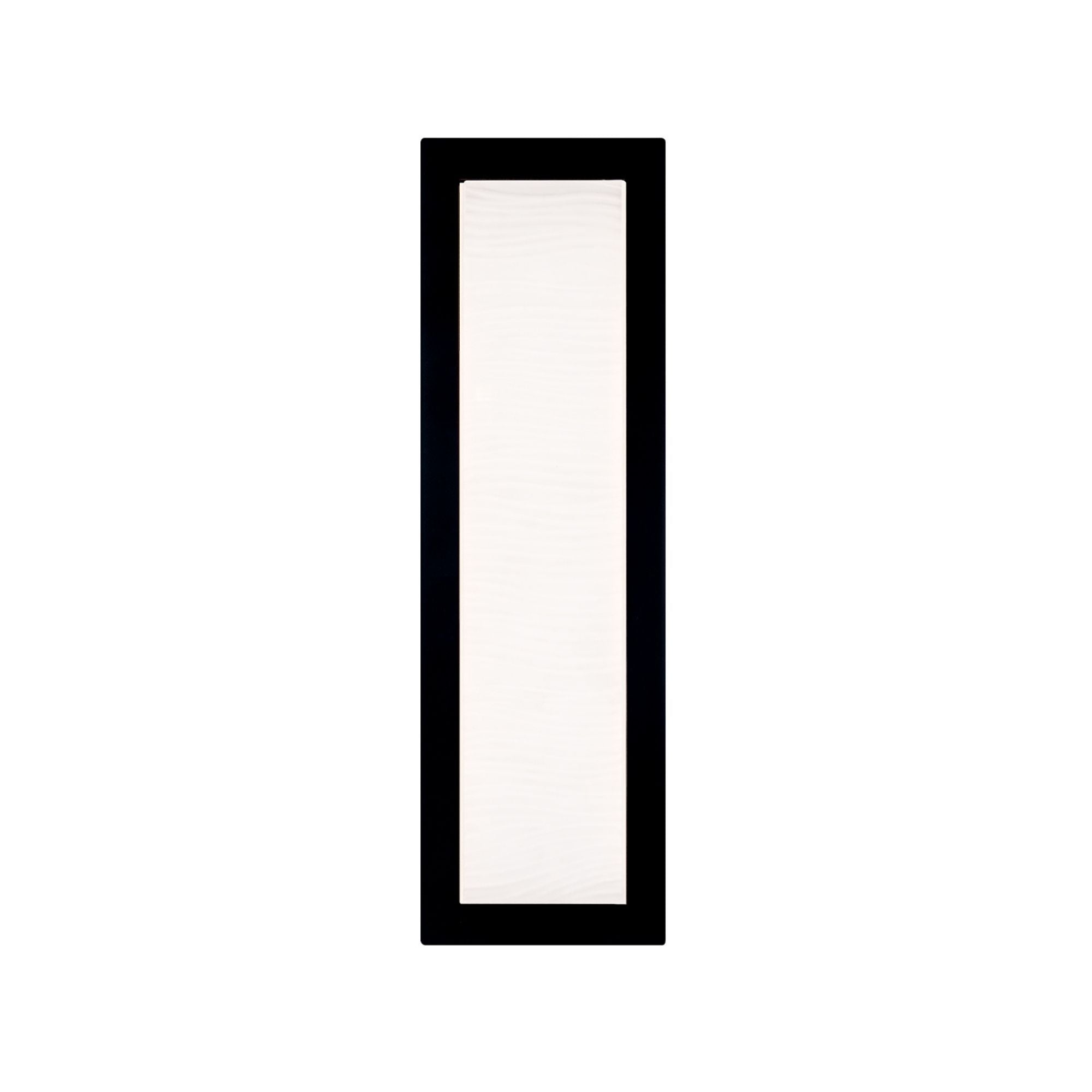 Wavelet 20" LED Outdoor Wall Sconce, 4CCT, Black Finish