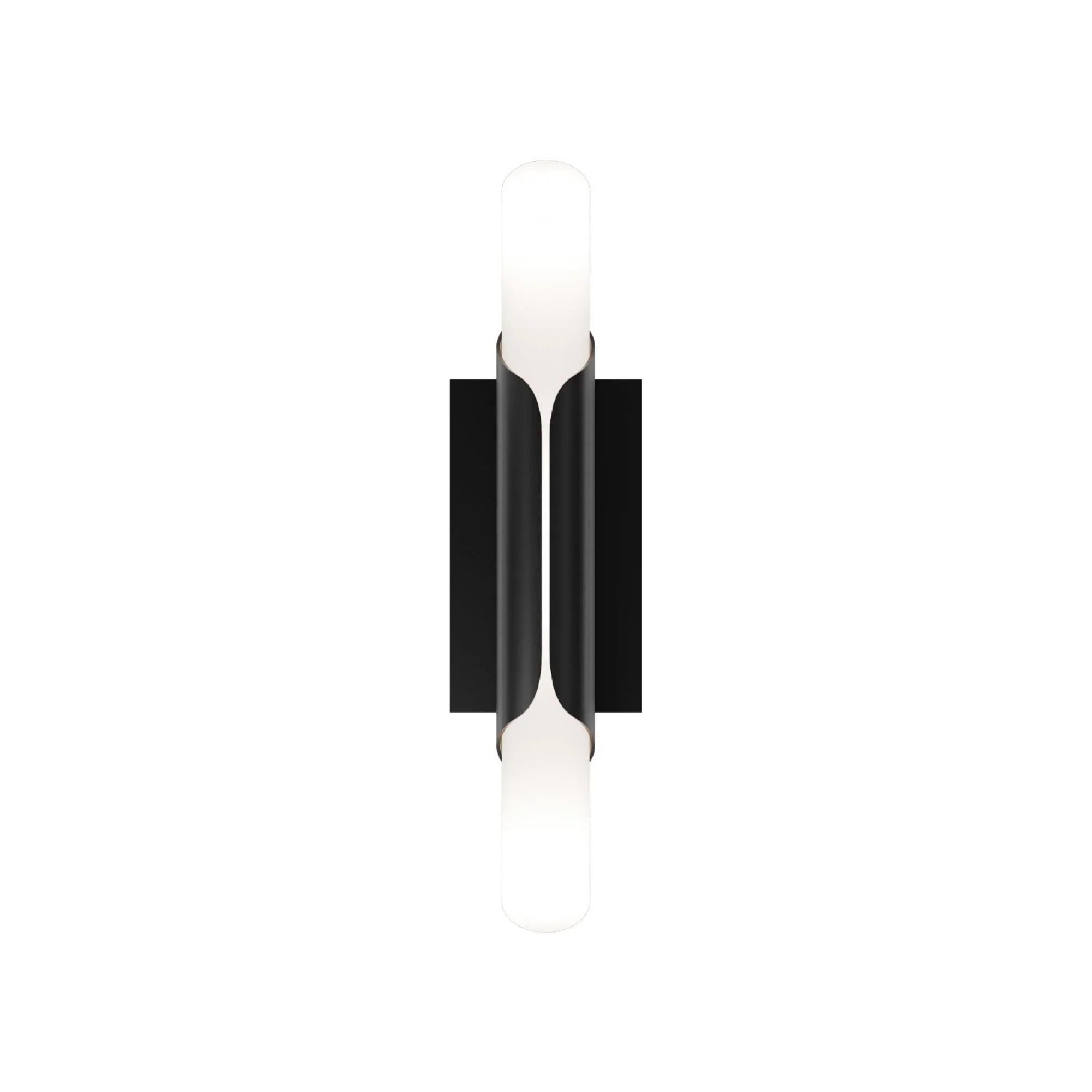 Wrappe 18" LED Wall Sconce, 4CCT, Black Finish