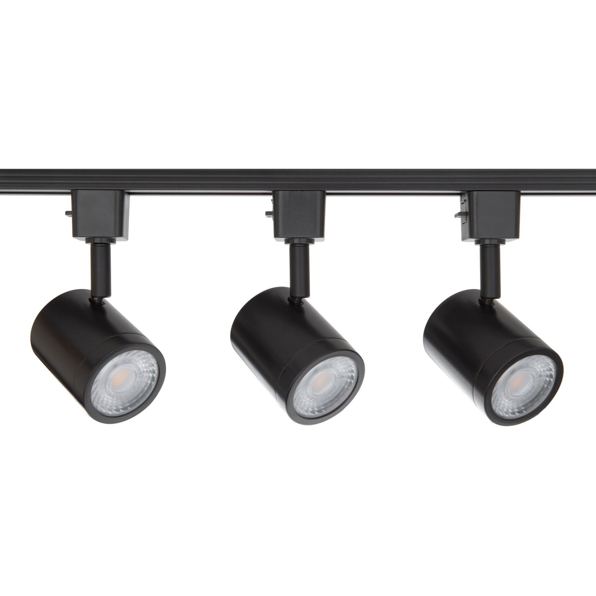 Charge 8010, 5CCT 3 Light LED Track Kit, 2600 Lumens, Halo, 45°, Black - Bees Lighting