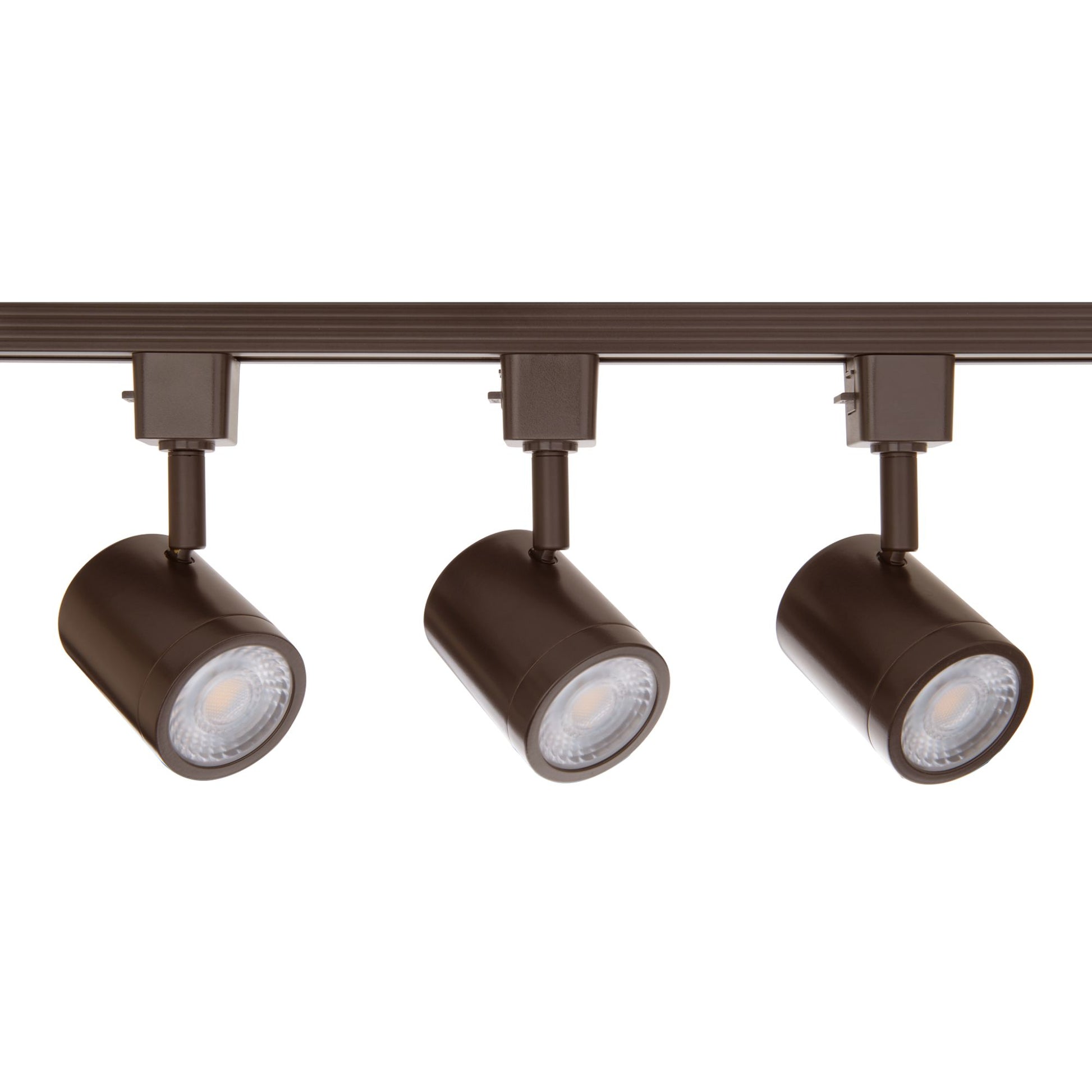 Charge 8010, 5CCT 3 Light LED Track Kit, 2600 Lumens, Halo, 45°, Bronze - Bees Lighting