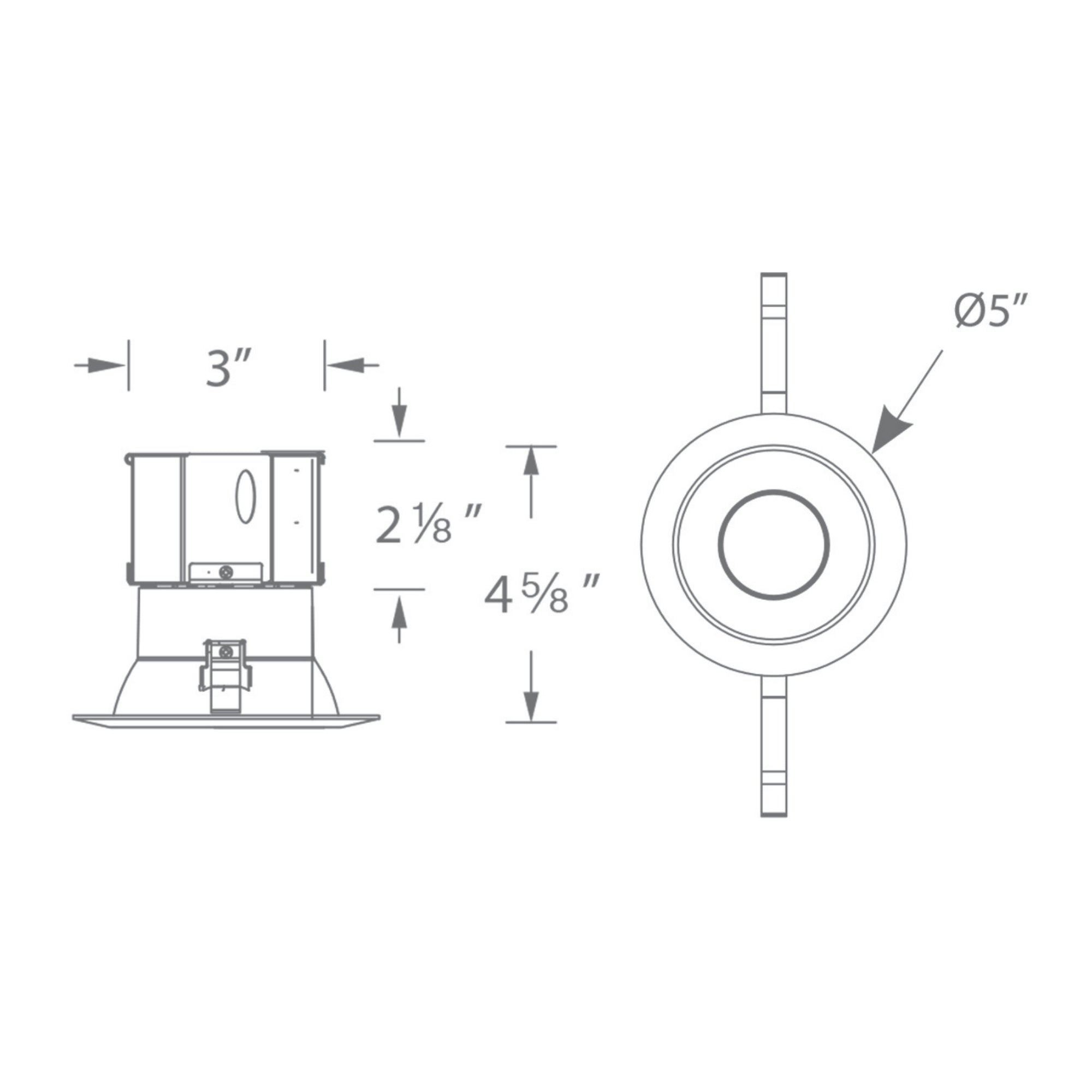 Pop-In 4″ Round 5CCT Remodel Downlight, 1080 Lumens, White - Bees Lighting