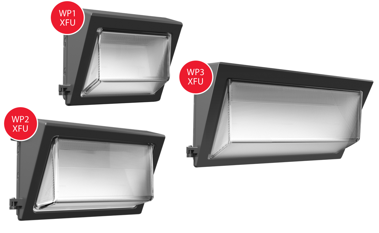 RAB WP123 XFU 3 Ways Adjustable Wall Pack - Bees Lighting