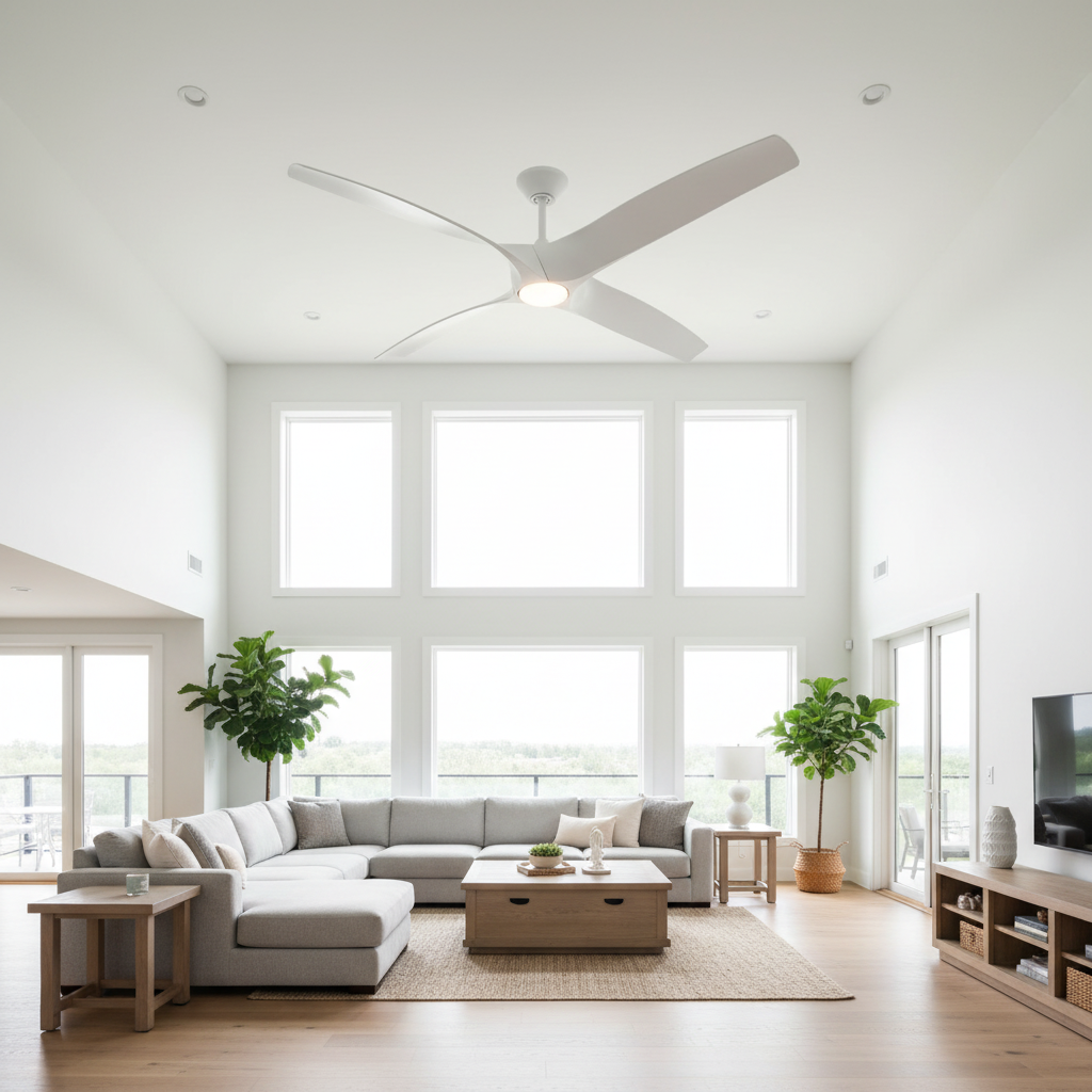 Zephyr 72" Lifestyle — Matte White